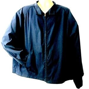 English Squire Vintage Jacket Harrington Mechanics Racer 54 L Blue Work Golf